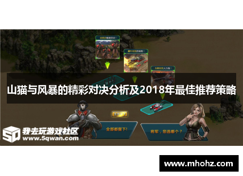 山猫与风暴的精彩对决分析及2018年最佳推荐策略